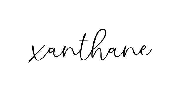 Xanthane signature
