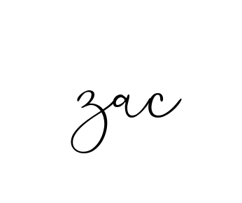 Zac signature