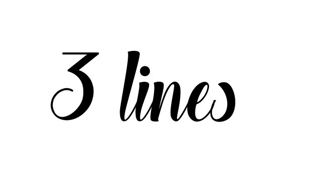 3-lines- signature