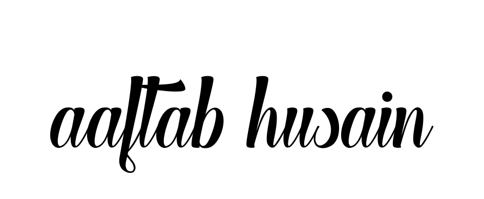 Aaftab-husain signature