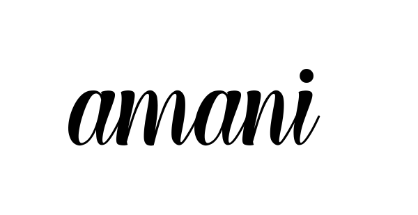 Amani- signature