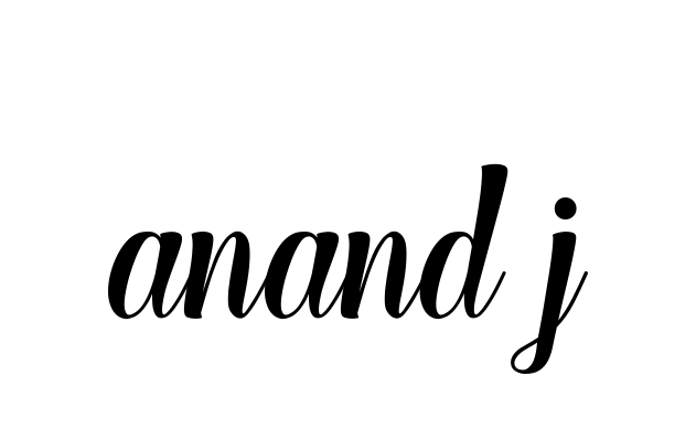 Anand-j signature
