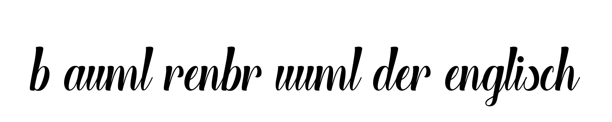 B-auml-renbr-uuml-der-englisch signature