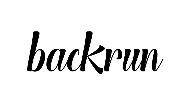 Backrun signature