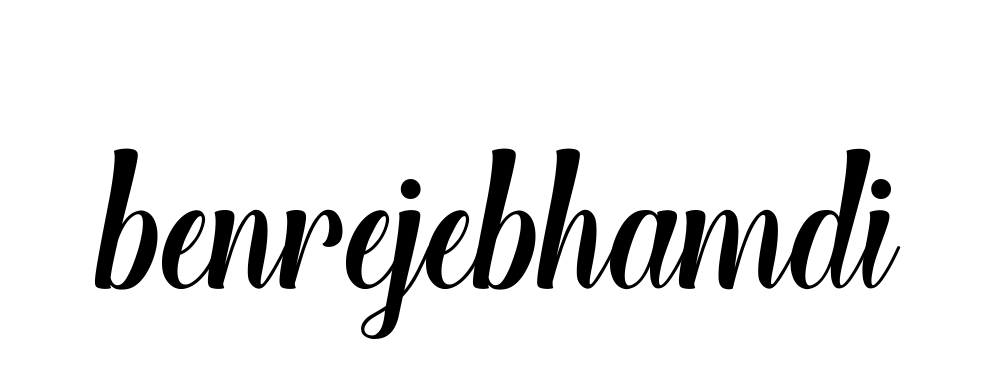Benrejebhamdi signature