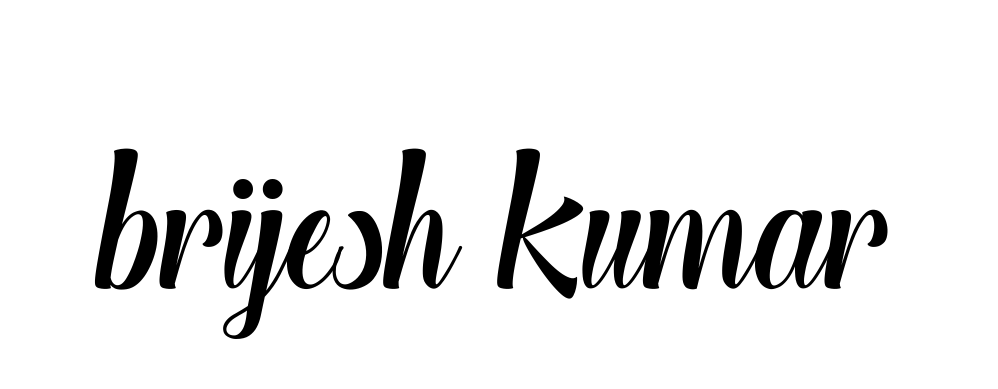 Brijesh-kumar signature