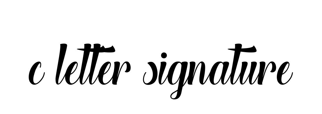C-letter-signature signature