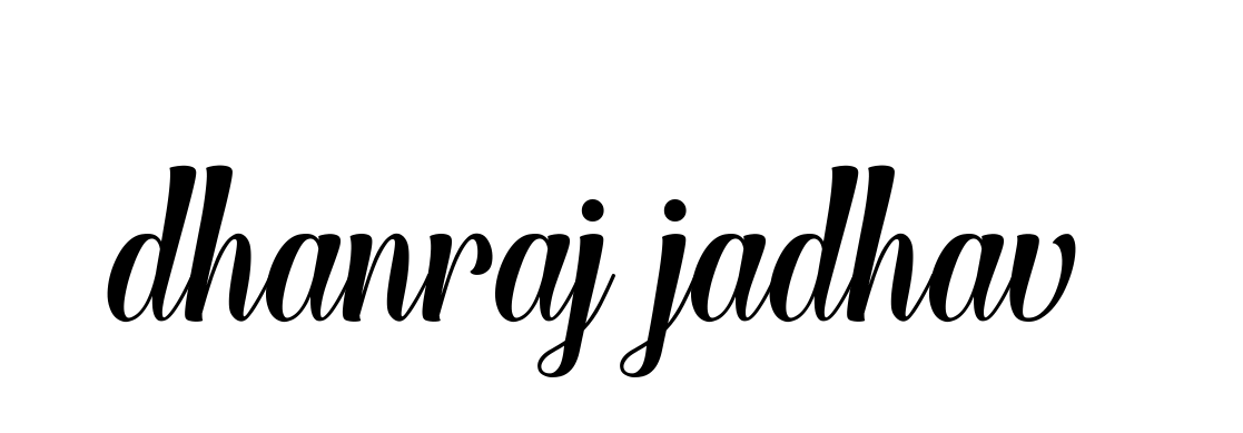 Dhanraj-jadhav- signature