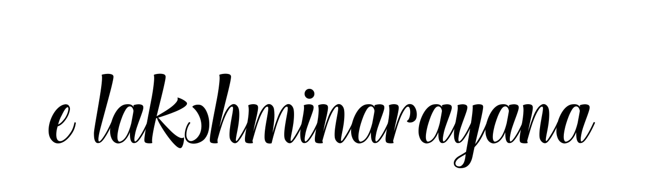 E-lakshminarayana- signature