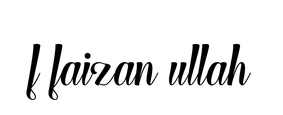 F-faizan-ullah signature