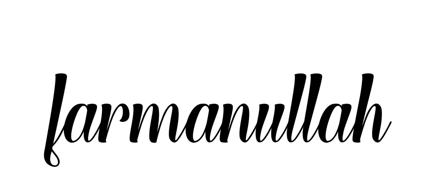 Farmanullah signature