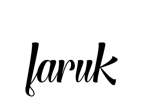 Faruk signature
