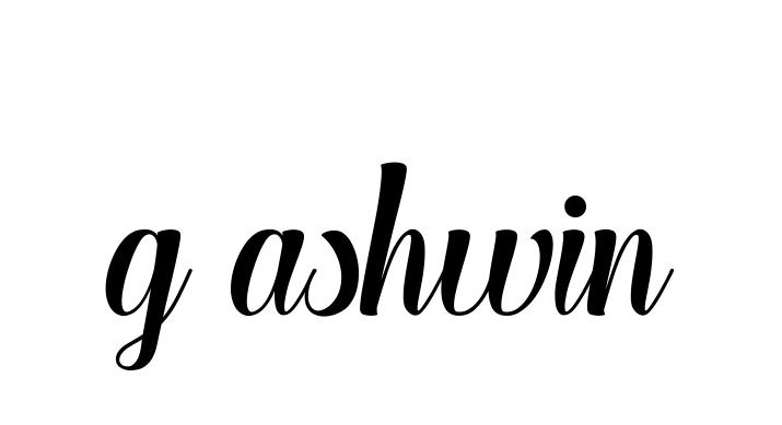 G-ashwin signature