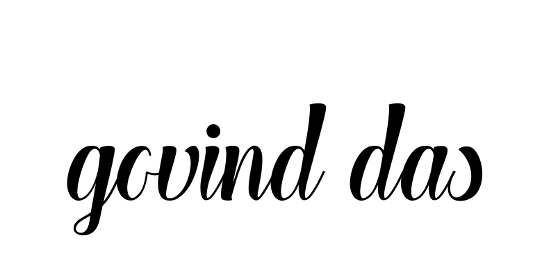 Govind-das signature