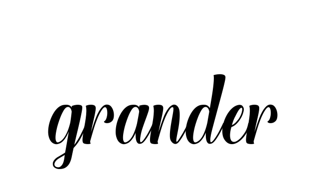 Grander signature