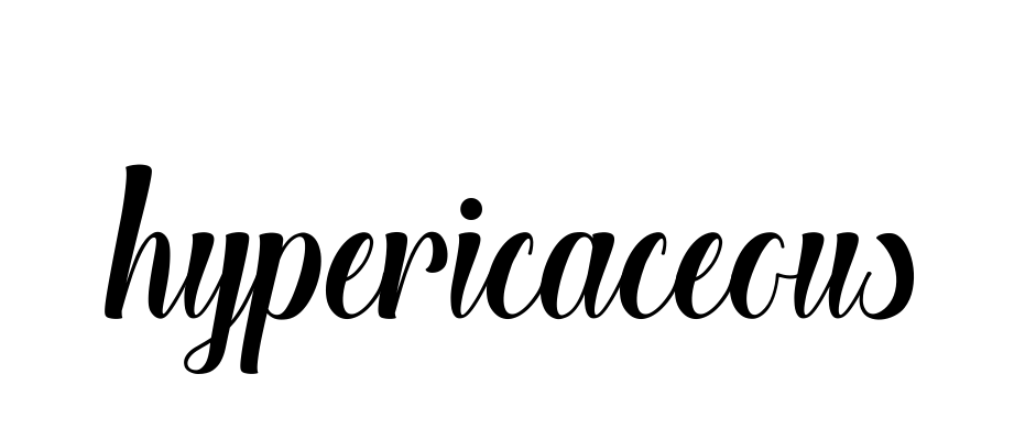 Hypericaceous signature