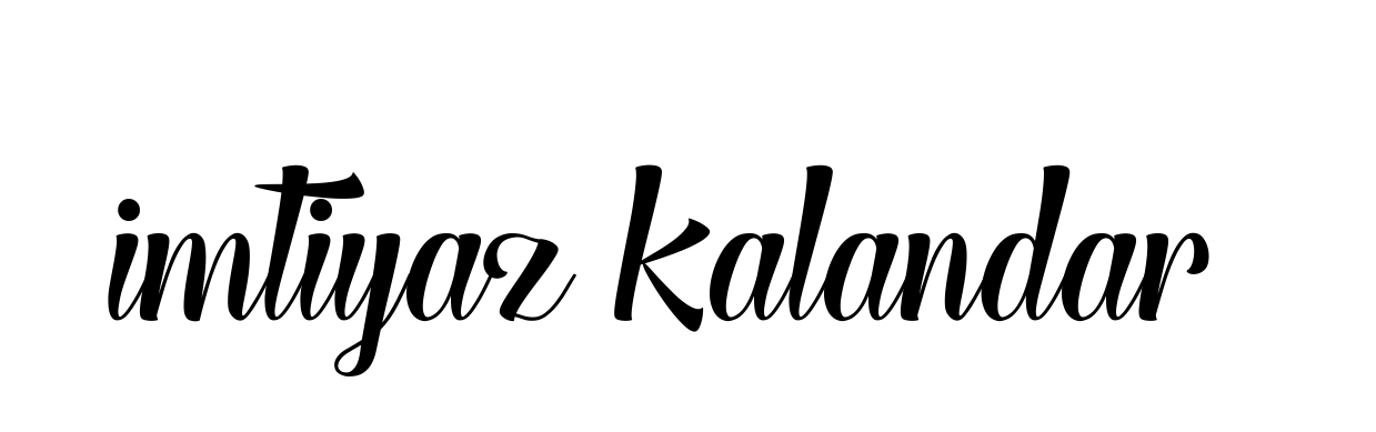Imtiyaz-kalandar- signature