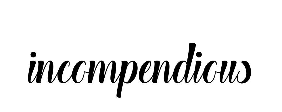 Incompendious signature