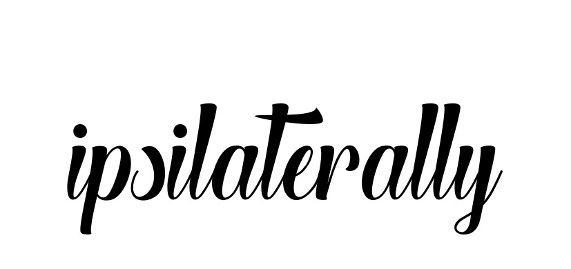 Ipsilaterally signature