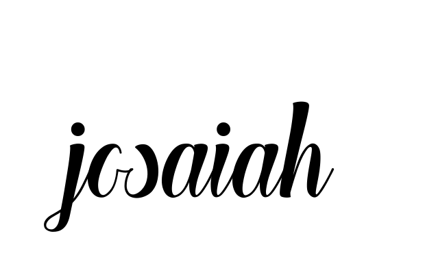 Josaiah signature