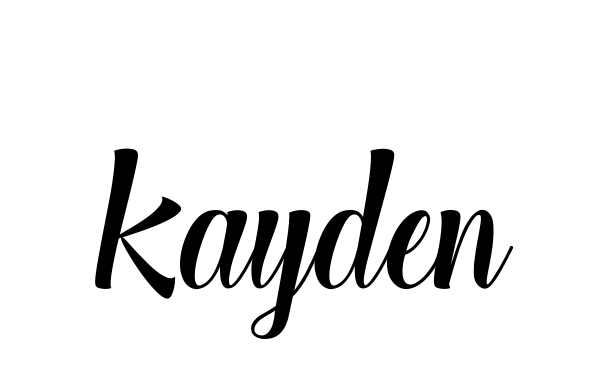 Kayden signature