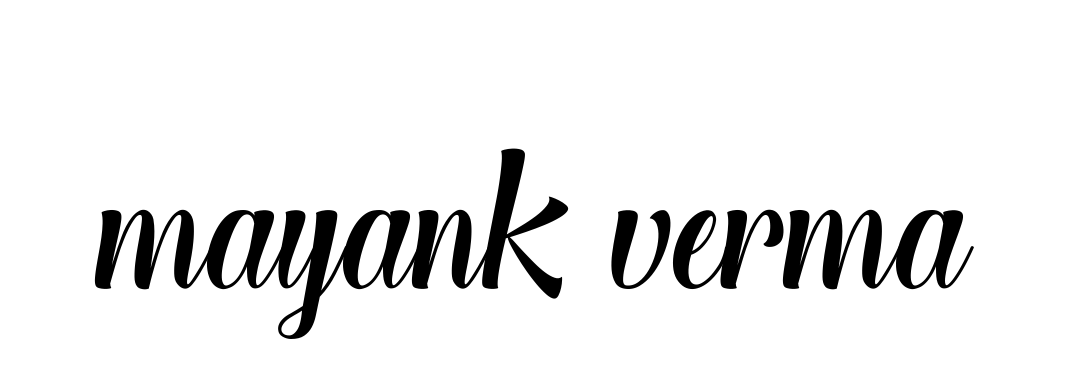 Mayank-verma signature