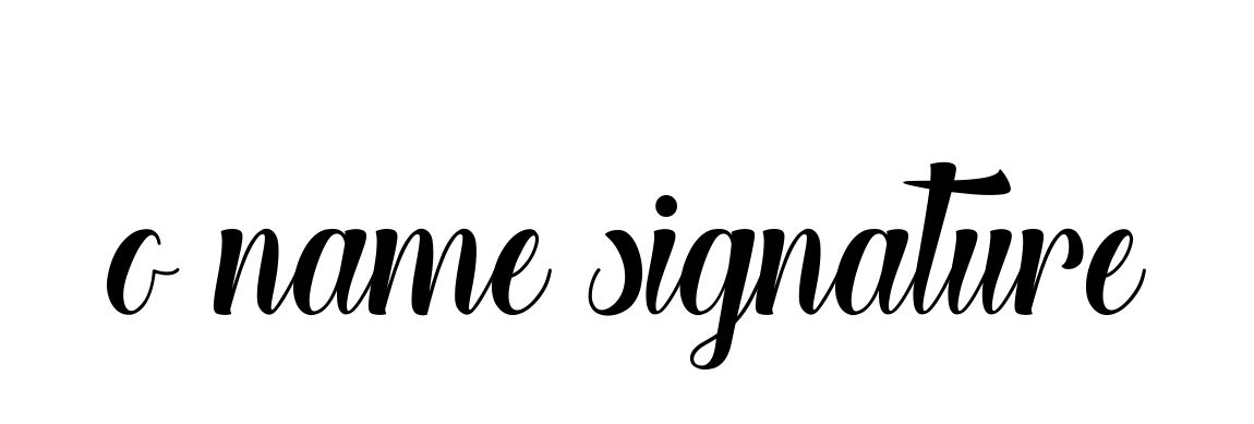 O-name-signature signature