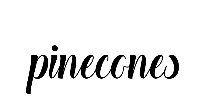 Pinecones signature