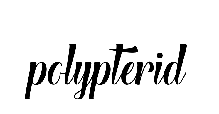 Polypterid signature