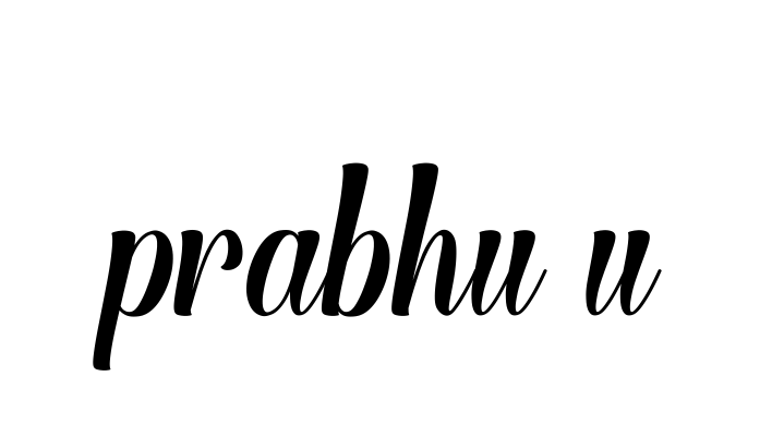Prabhu-u signature