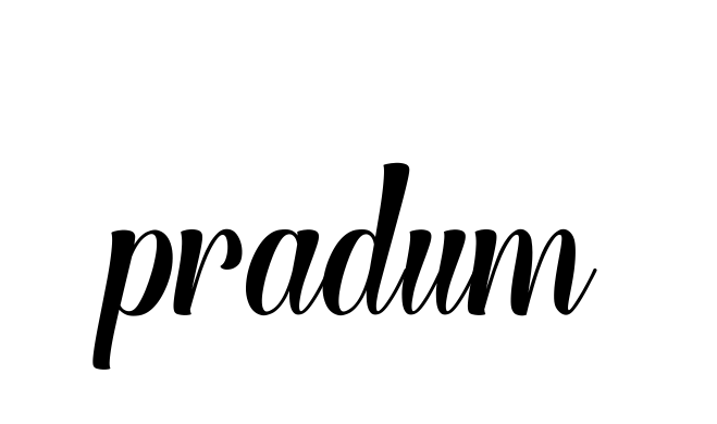 Pradum signature