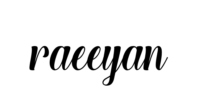 Raeeyan signature