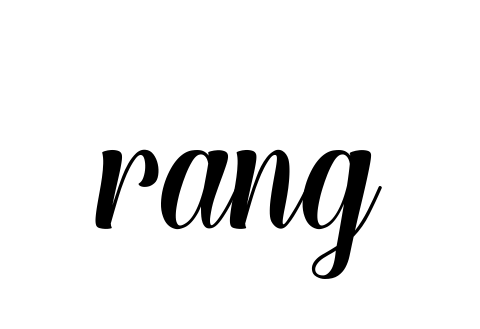 Rang signature