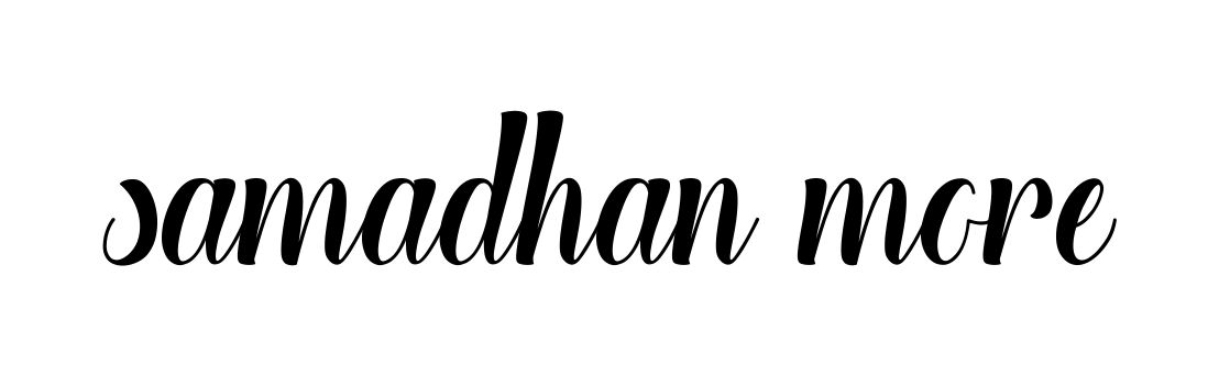 Samadhan-more signature