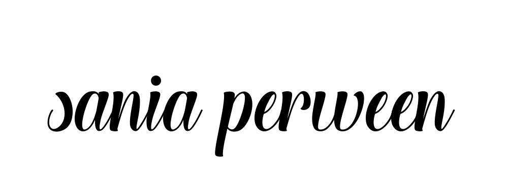 Sania-perween signature