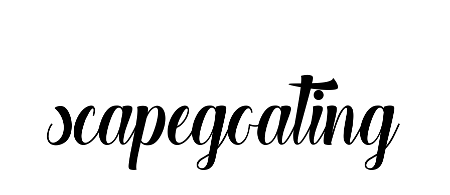 Scapegoating signature