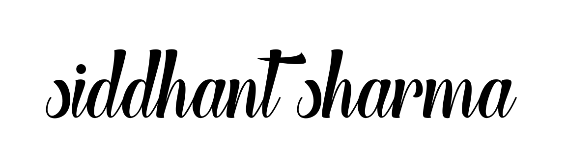 Siddhant-sharma signature