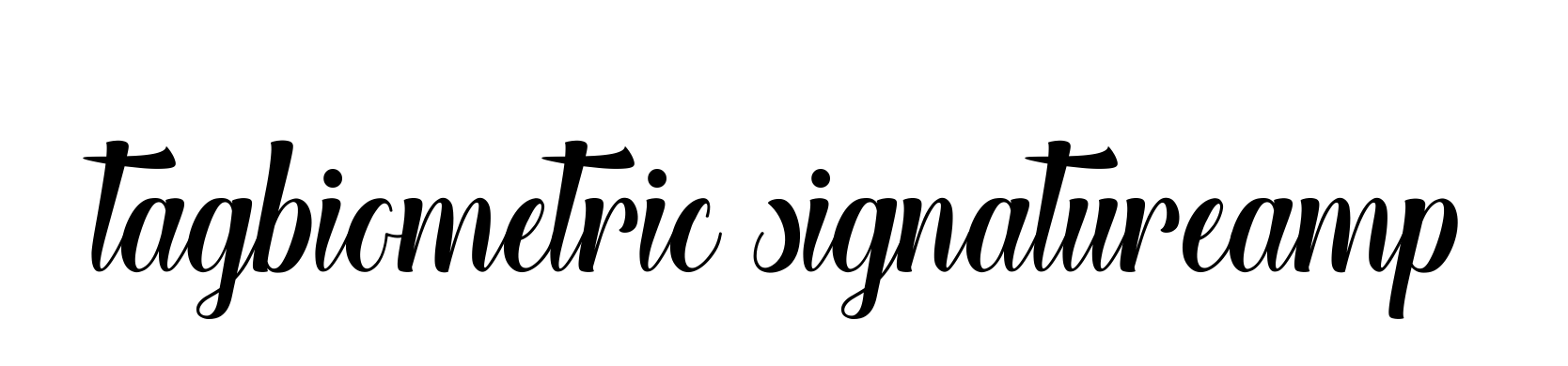 Tagbiometric-signatureamp signature