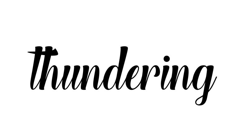 Thundering signature
