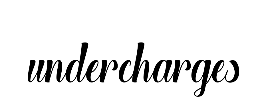 Undercharges signature