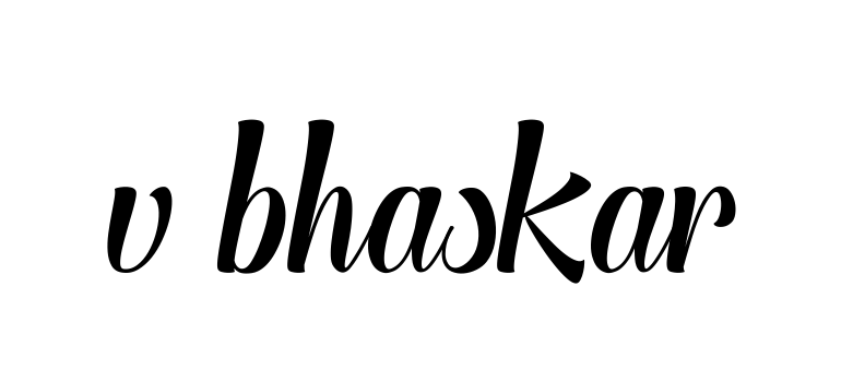 V-bhaskar signature