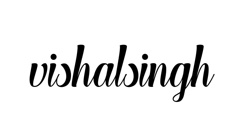Vishalsingh signature