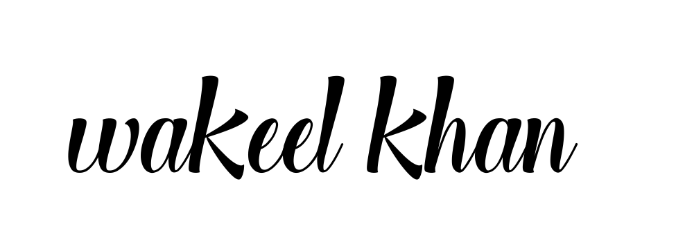 Wakeel-khan- signature