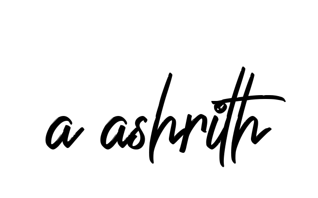 A-ashrith signature