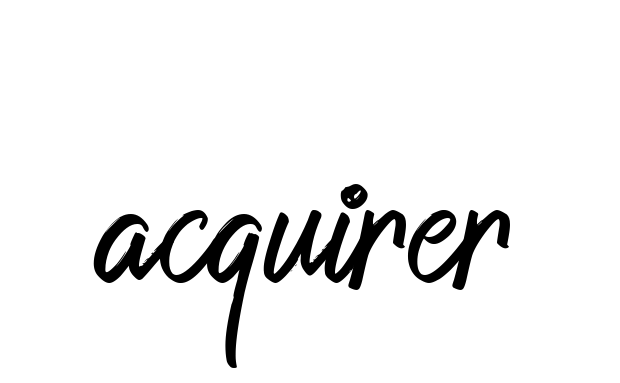 Acquirer signature