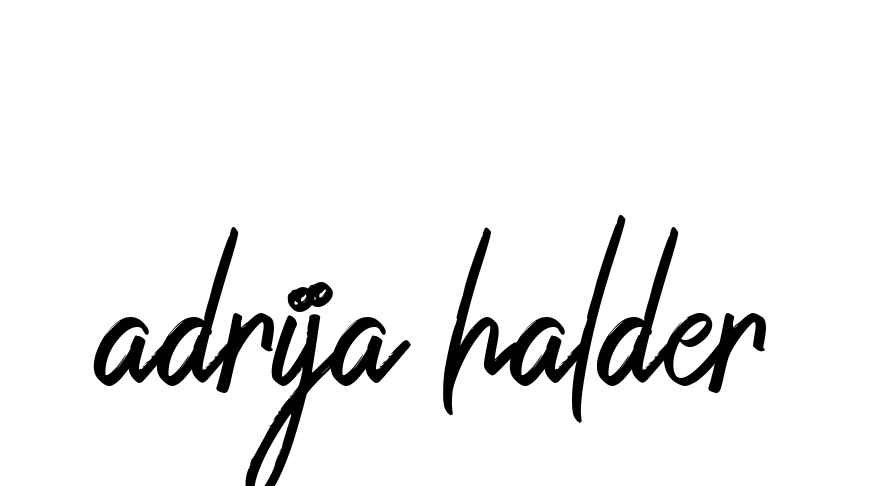 Adrija-halder signature