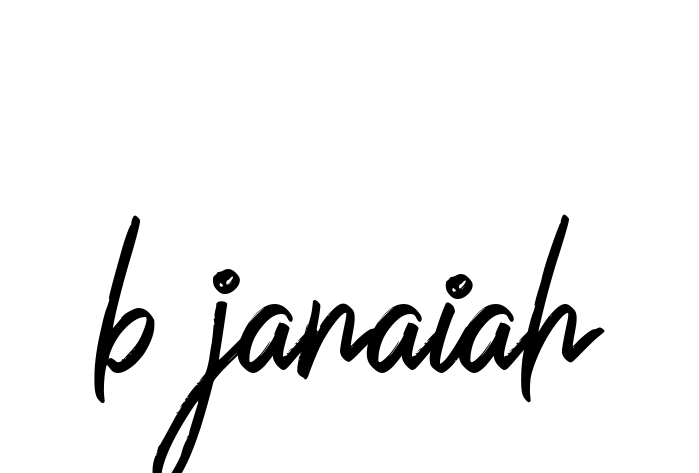 B-janaiah signature