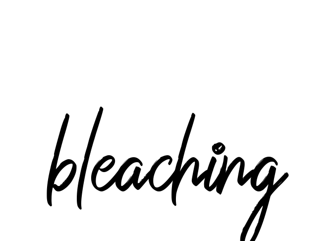 Bleaching signature