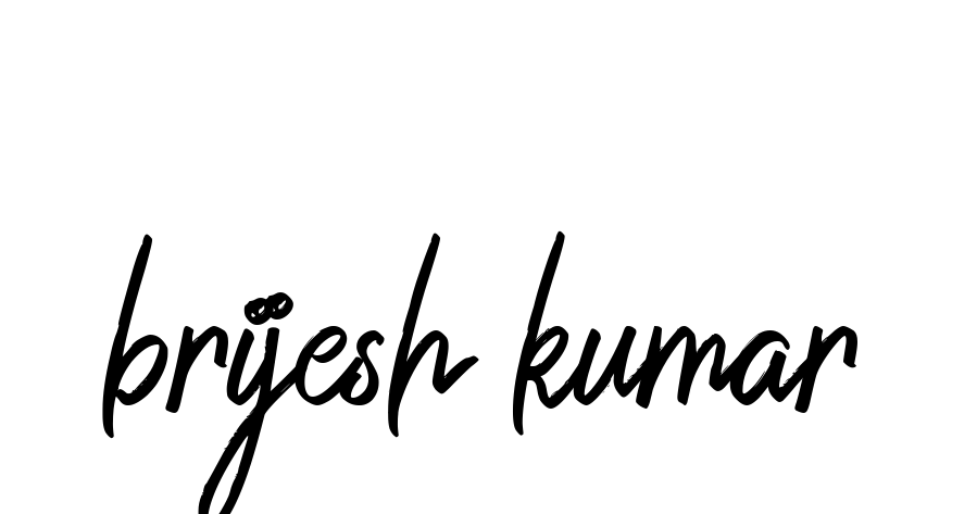 Brijesh-kumar signature