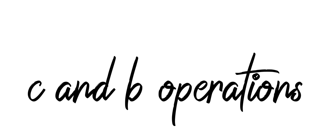 C-and-b-operations signature